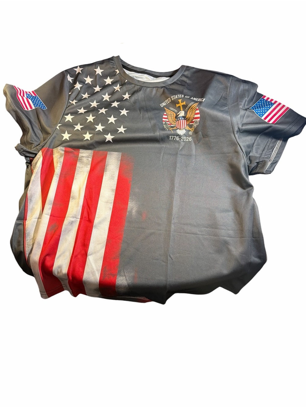 NWT America 250th Anniversary Commemorative T-Shirt XXL 1776-2026 Patriotic